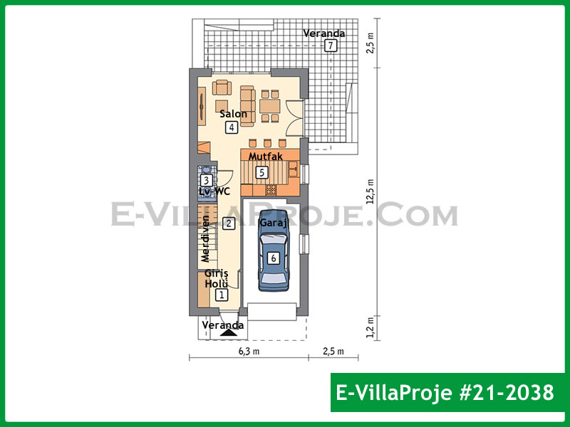 Ev Villa Proje #21 - 2038 Galeri Görseli 2
