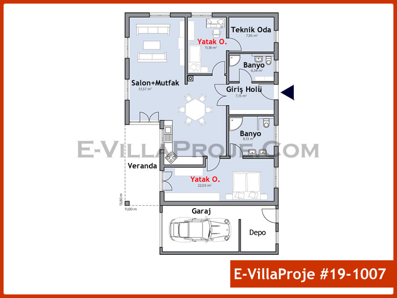 Ev Villa Proje #19 - 1007 Galeri Görseli 2