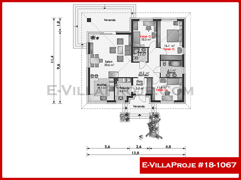 Ev Villa Proje #18 - 1067 Galeri Görseli 2