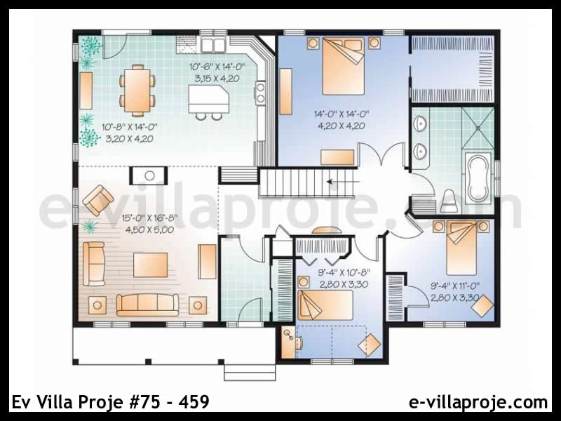 Ev Villa Proje #75 - 459 Galeri Görseli 2