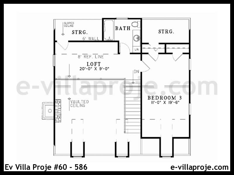 Ev Villa Proje #60 - 586 Galeri Görseli 3