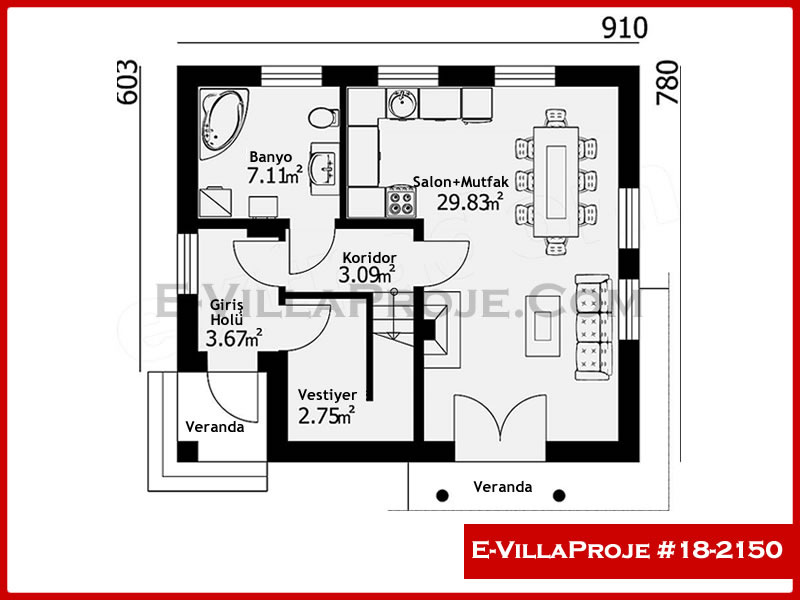 Ev Villa Proje #18 - 2150 Galeri Görseli 2