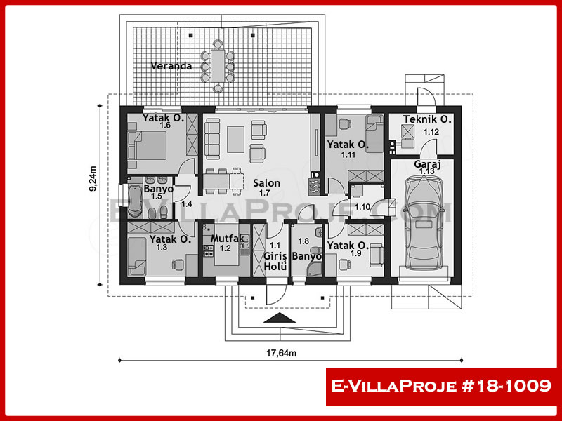 Ev Villa Proje #18 - 1009 Galeri Görseli 2
