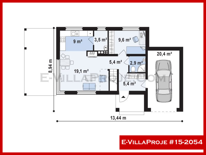 Ev Villa Proje #15 - 2054 Galeri Görseli 2
