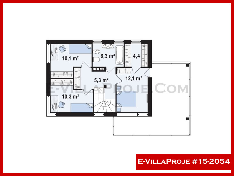 Ev Villa Proje #15 - 2054 Galeri Görseli 3