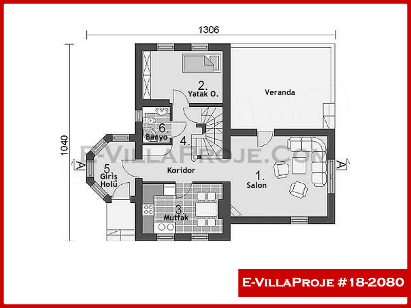 Ev Villa Proje #18 - 2080 Galeri Görseli 2