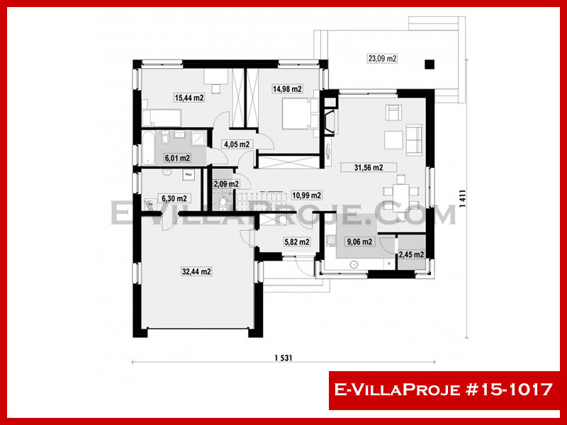 Ev Villa Proje #15 - 1017 Galeri Görseli 2