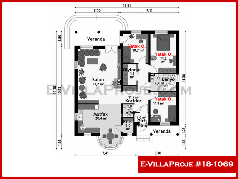 Ev Villa Proje #18 - 1069 Galeri Görseli 2