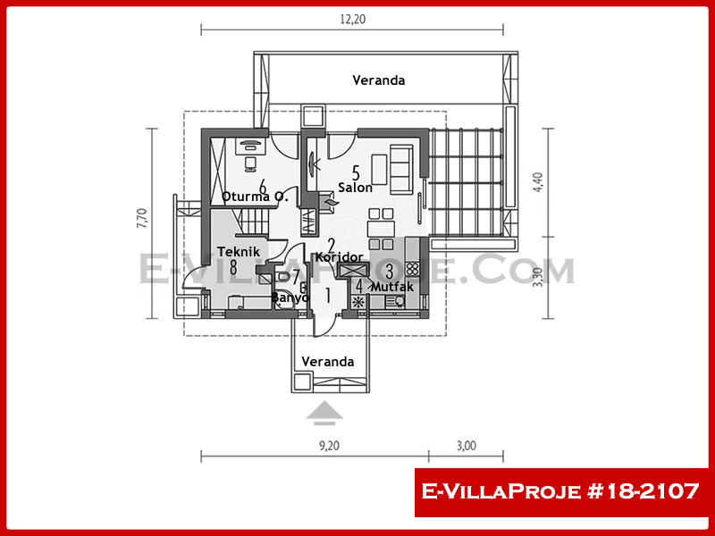 Ev Villa Proje #18 - 2107 Galeri Görseli 2