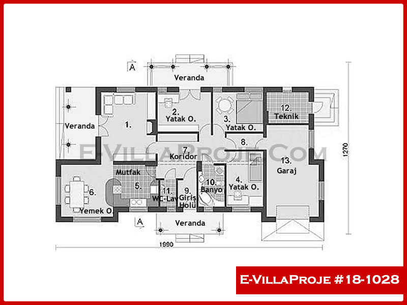 Ev Villa Proje #18 - 1028 Galeri Görseli 2
