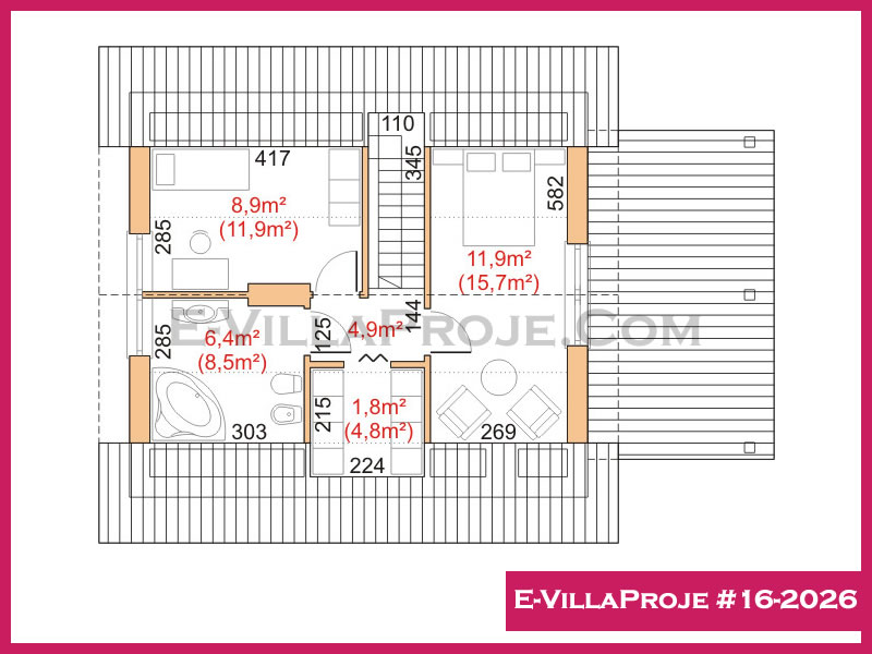 Ev Villa Proje #16 - 2026 Galeri Görseli 3