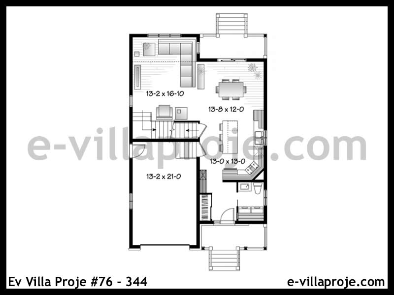 Ev Villa Proje #76 - 344 Galeri Görseli 2