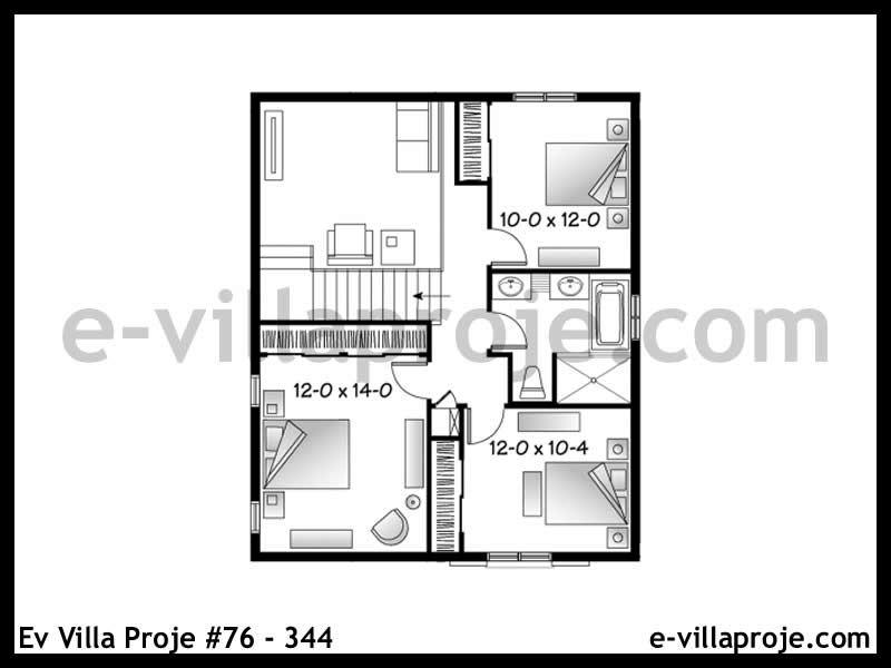 Ev Villa Proje #76 - 344 Galeri Görseli 3
