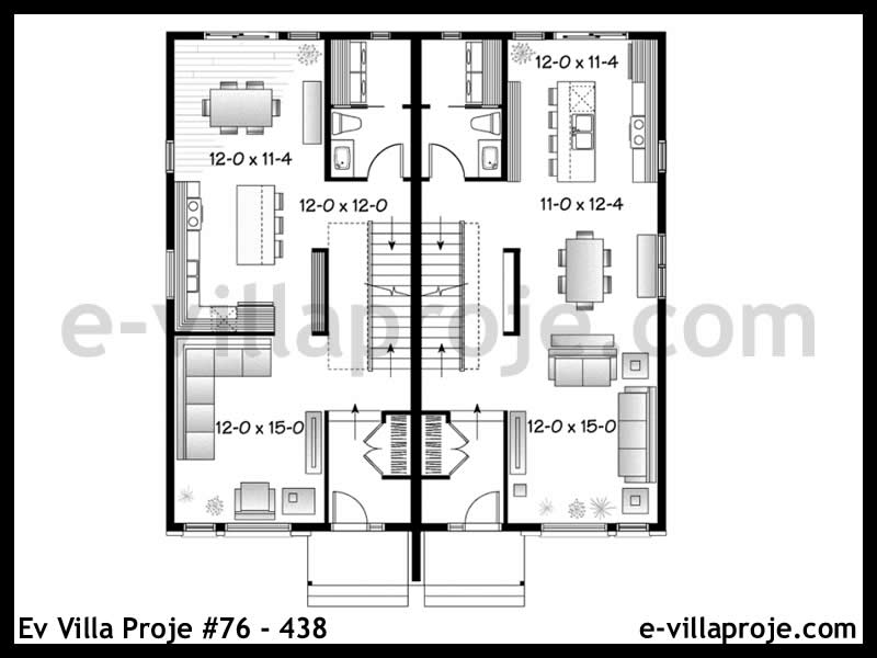 Ev Villa Proje #76 - 438 Galeri Görseli 2