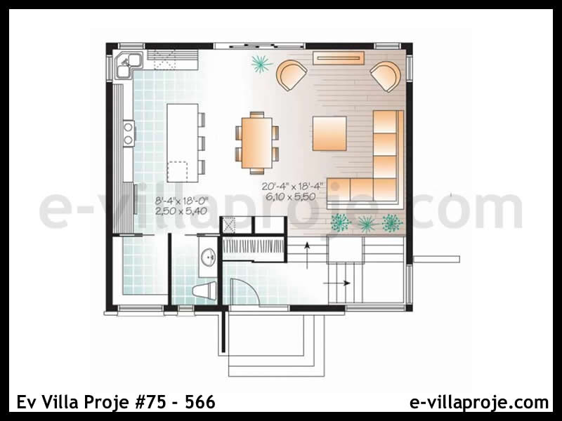 Ev Villa Proje #75 - 566 Galeri Görseli 2