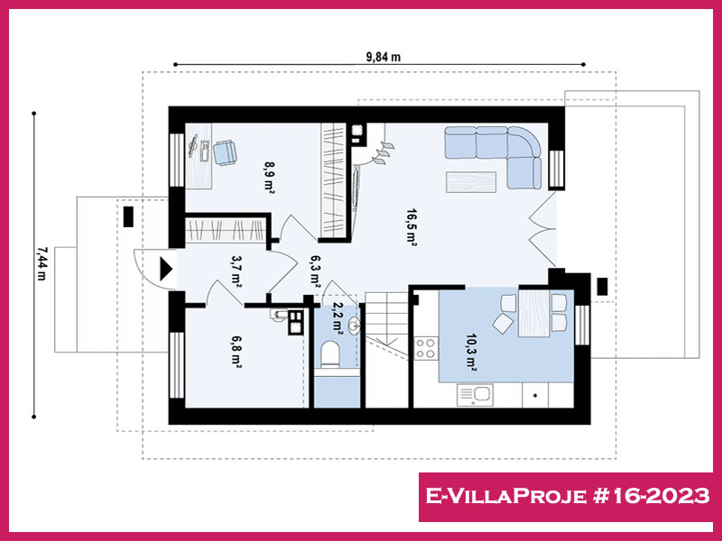 Ev Villa Proje #16 - 2023 Galeri Görseli 2