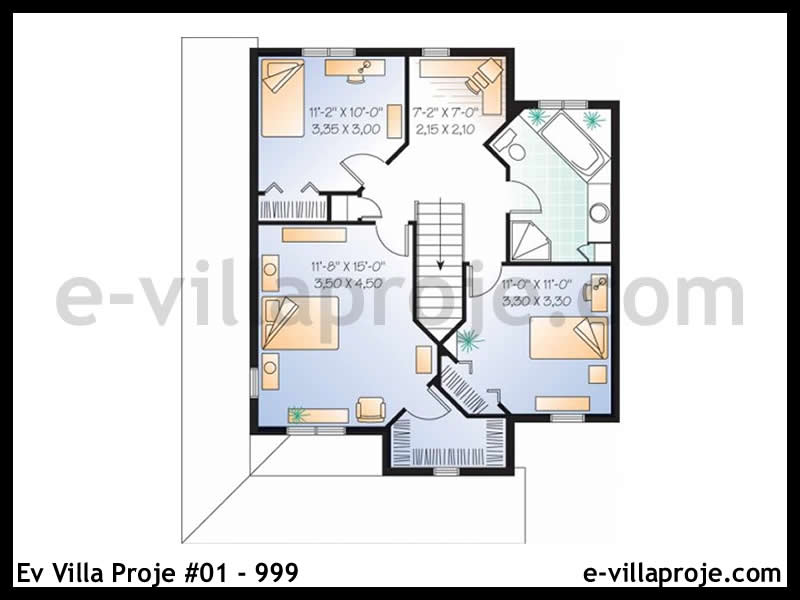 Ev Villa Proje #01 - 999 Galeri Görseli 3