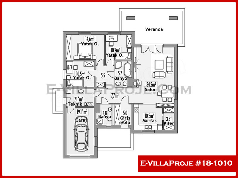 Ev Villa Proje #18 - 1010 Galeri Görseli 2