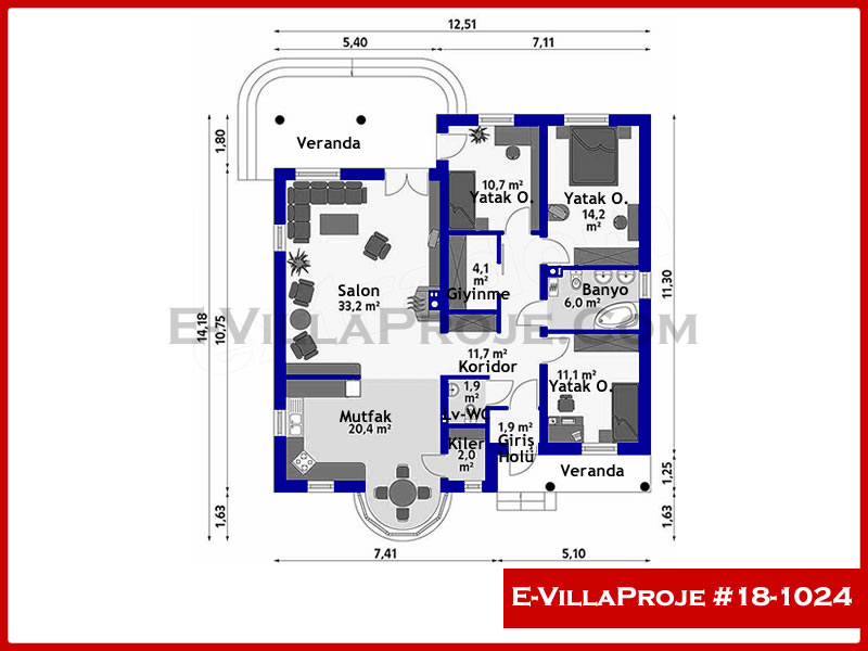 Ev Villa Proje #18 - 1024 Galeri Görseli 2