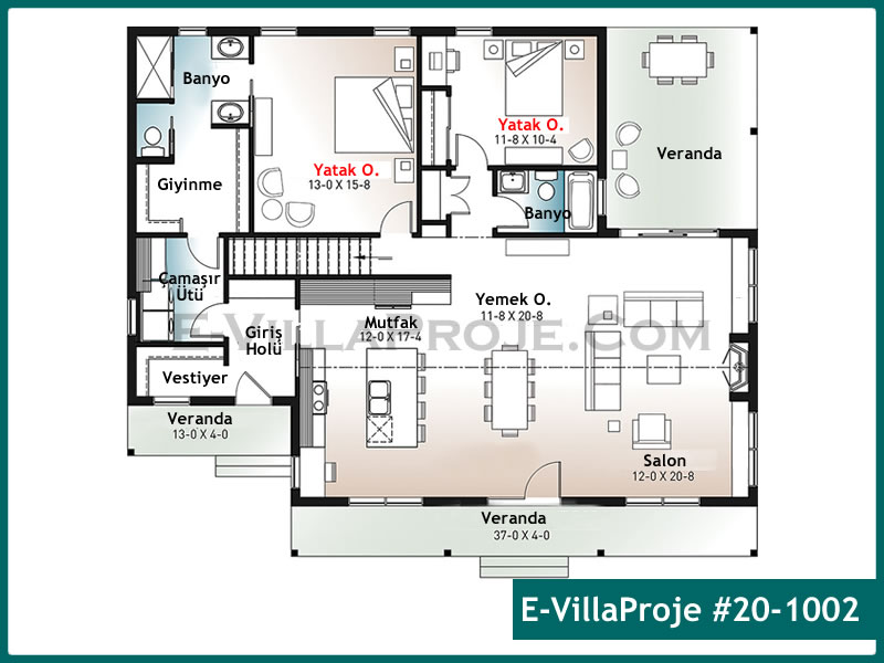 Ev Villa Proje #20 - 1002 Galeri Görseli 2