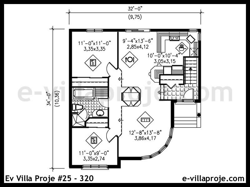 Ev Villa Proje #25 - 320 Galeri Görseli 2