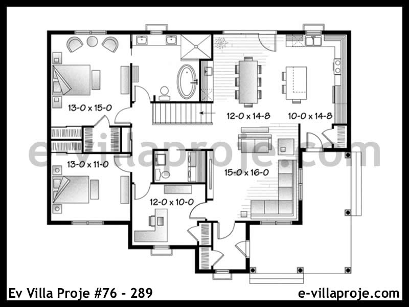 Ev Villa Proje #76 - 289 Galeri Görseli 2
