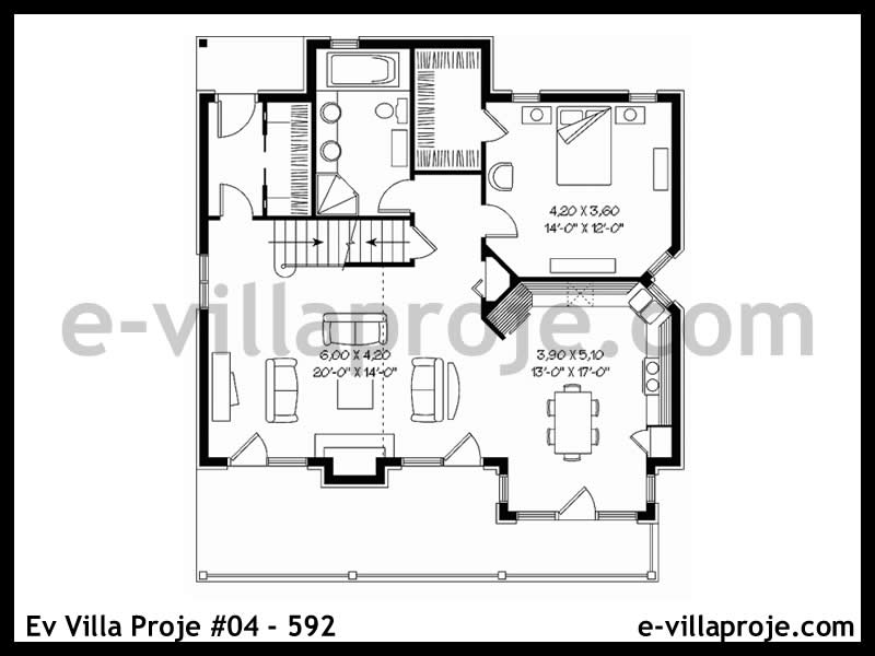 Ev Villa Proje #04 - 592 Galeri Görseli 2