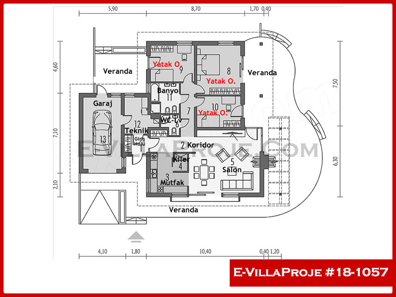 Ev Villa Proje #18 - 1057 Galeri Görseli 2