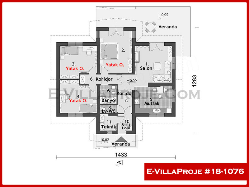 Ev Villa Proje #18 - 1076 Galeri Görseli 2