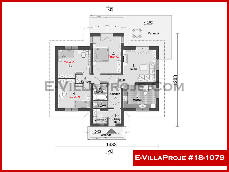 Ev Villa Proje #18 - 1079 Galeri Görseli 2