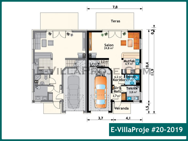 Ev Villa Proje #20 - 2019 Galeri Görseli 2