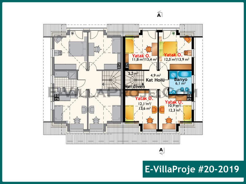 Ev Villa Proje #20 - 2019 Galeri Görseli 3