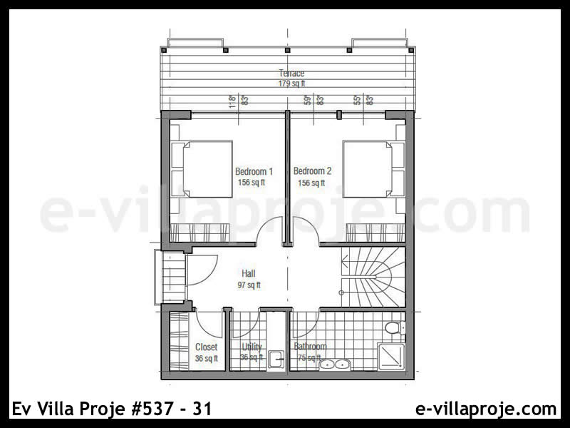 Ev Villa Proje #537 - 31 Galeri Görseli 2