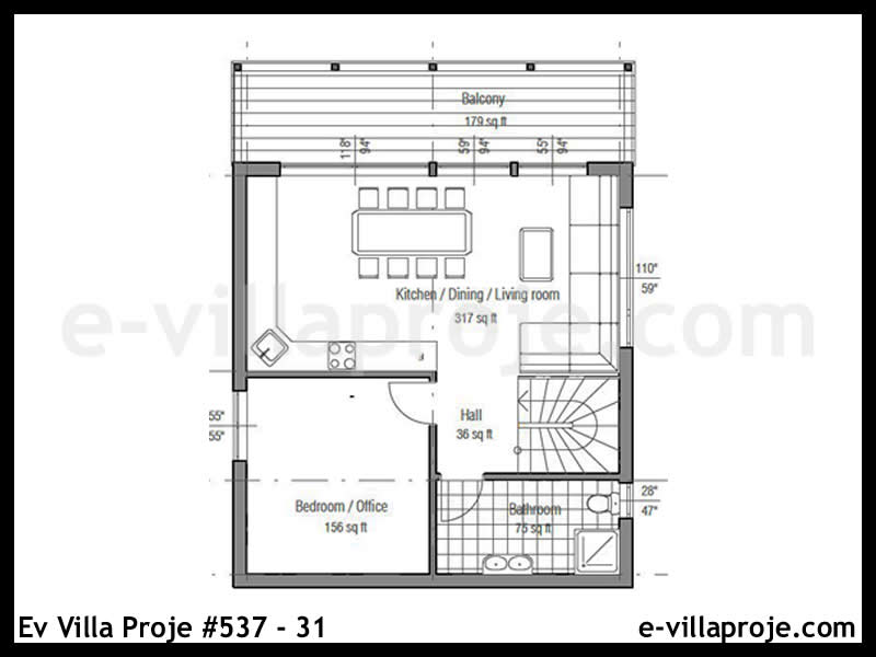 Ev Villa Proje #537 - 31 Galeri Görseli 3