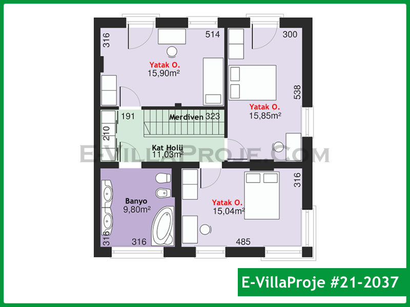 Ev Villa Proje #21 - 2037 Galeri Görseli 3