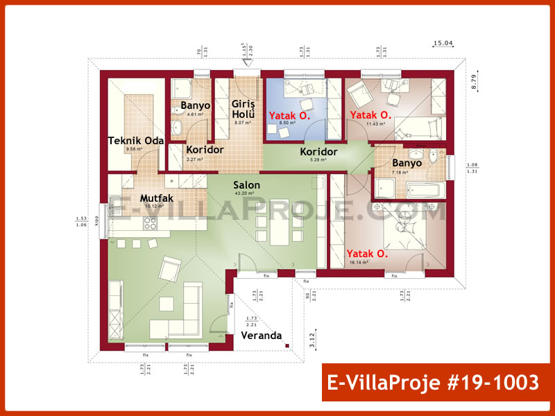 Ev Villa Proje #19 - 1003 Galeri Görseli 2