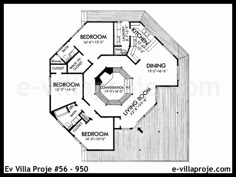 Ev Villa Proje #56 - 950 Galeri Görseli 2