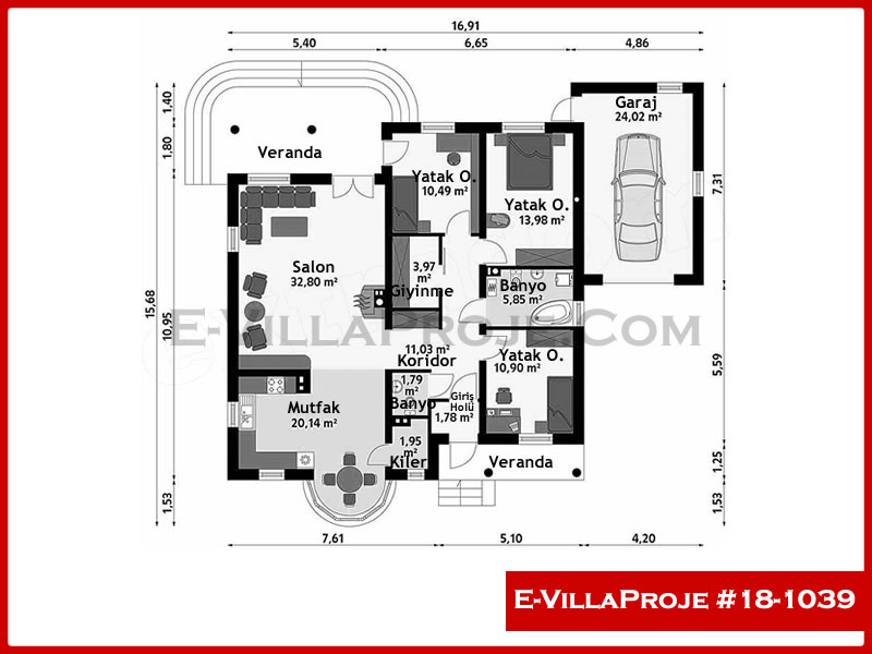 Ev Villa Proje #18 - 1039 Galeri Görseli 2