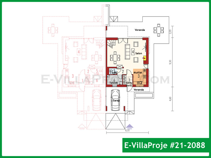 Ev Villa Proje #21 - 2088 Galeri Görseli 2