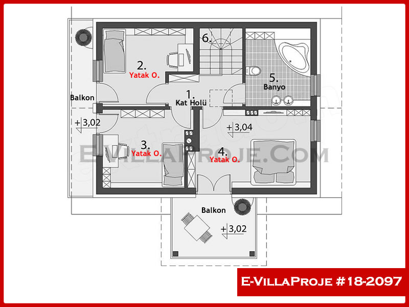 Ev Villa Proje #18 - 2097 Galeri Görseli 3