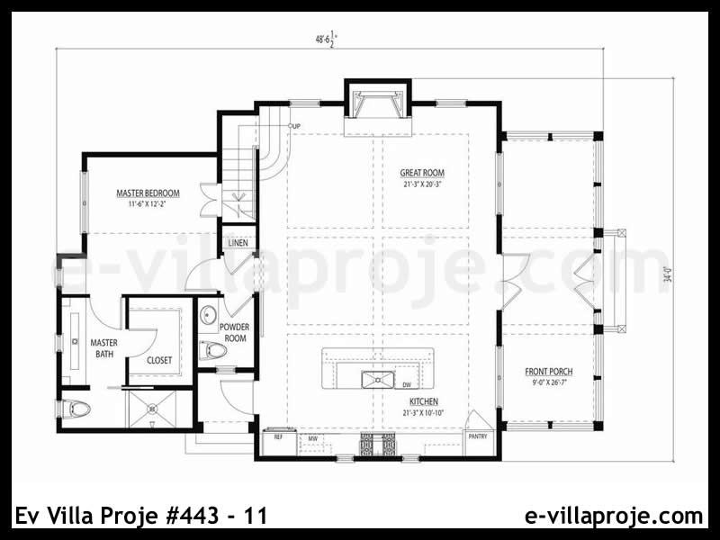 Ev Villa Proje #443 - 11 Galeri Görseli 2