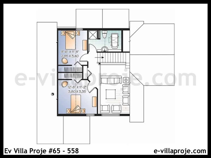 Ev Villa Proje #65 - 558 Galeri Görseli 3