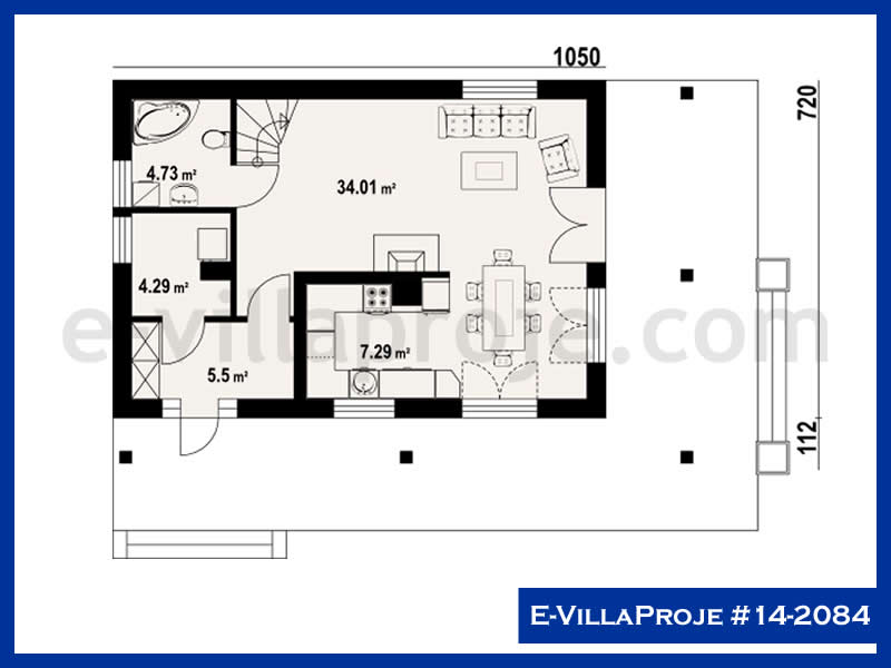 Ev Villa Proje #14 - 2084 Galeri Görseli 2
