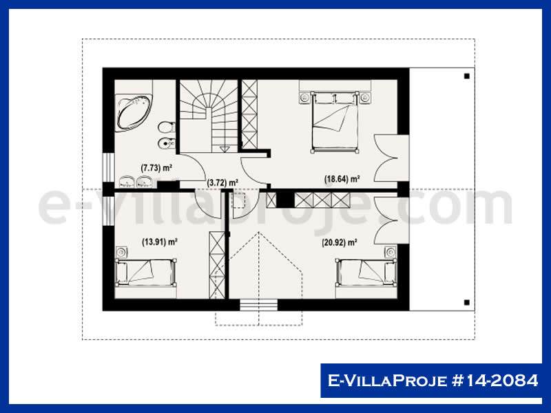 Ev Villa Proje #14 - 2084 Galeri Görseli 3