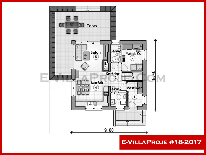 Ev Villa Proje #18 - 2017 Galeri Görseli 2