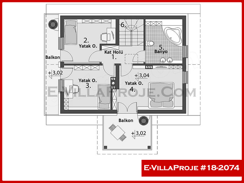 Ev Villa Proje #18 - 2074 Galeri Görseli 3