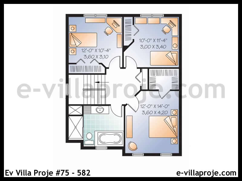 Ev Villa Proje #75 - 582 Galeri Görseli 3