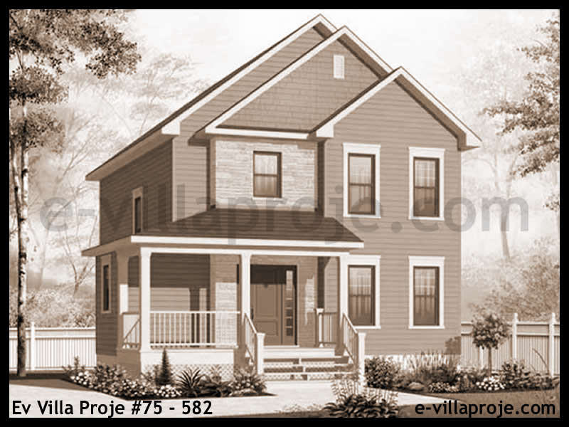 Ev Villa Proje #75 - 582 Galeri Görseli 4