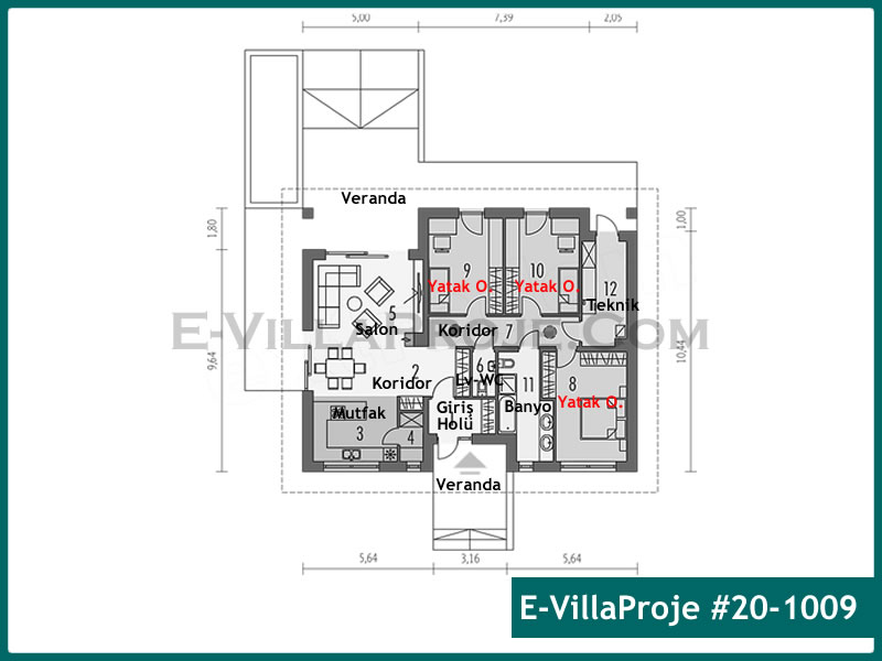 Ev Villa Proje #20 - 1009 Galeri Görseli 2