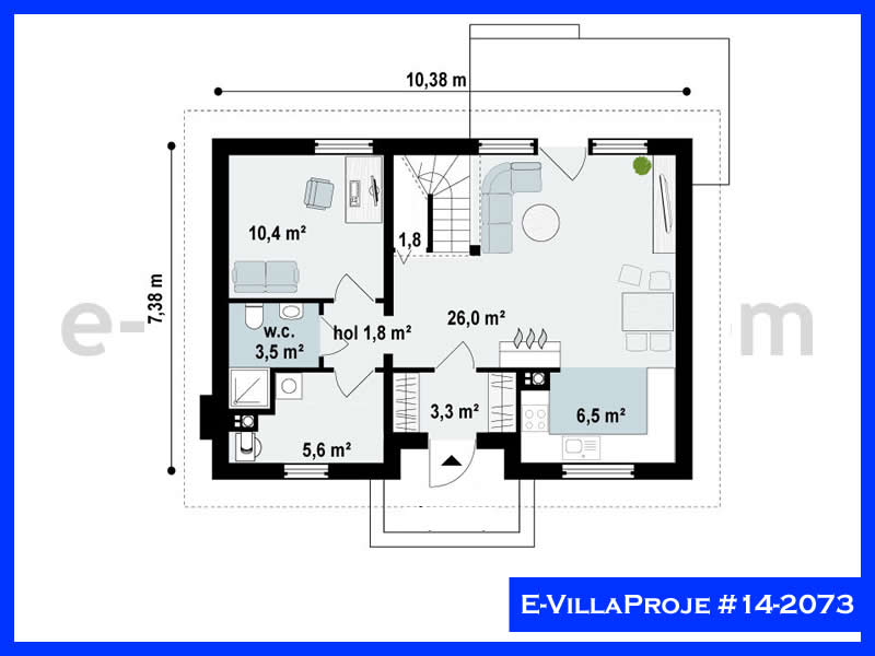 Ev Villa Proje #14 - 2073 Galeri Görseli 2
